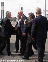 DTB-President Dieckert welcomes the Minister of Interior